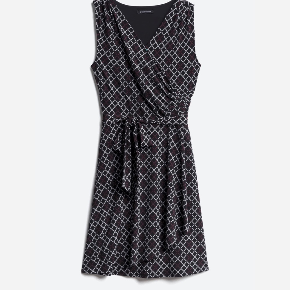 41 Hawthorne Tristan’s Essential Knit Faux Wrap Dress Women’s Size Medium